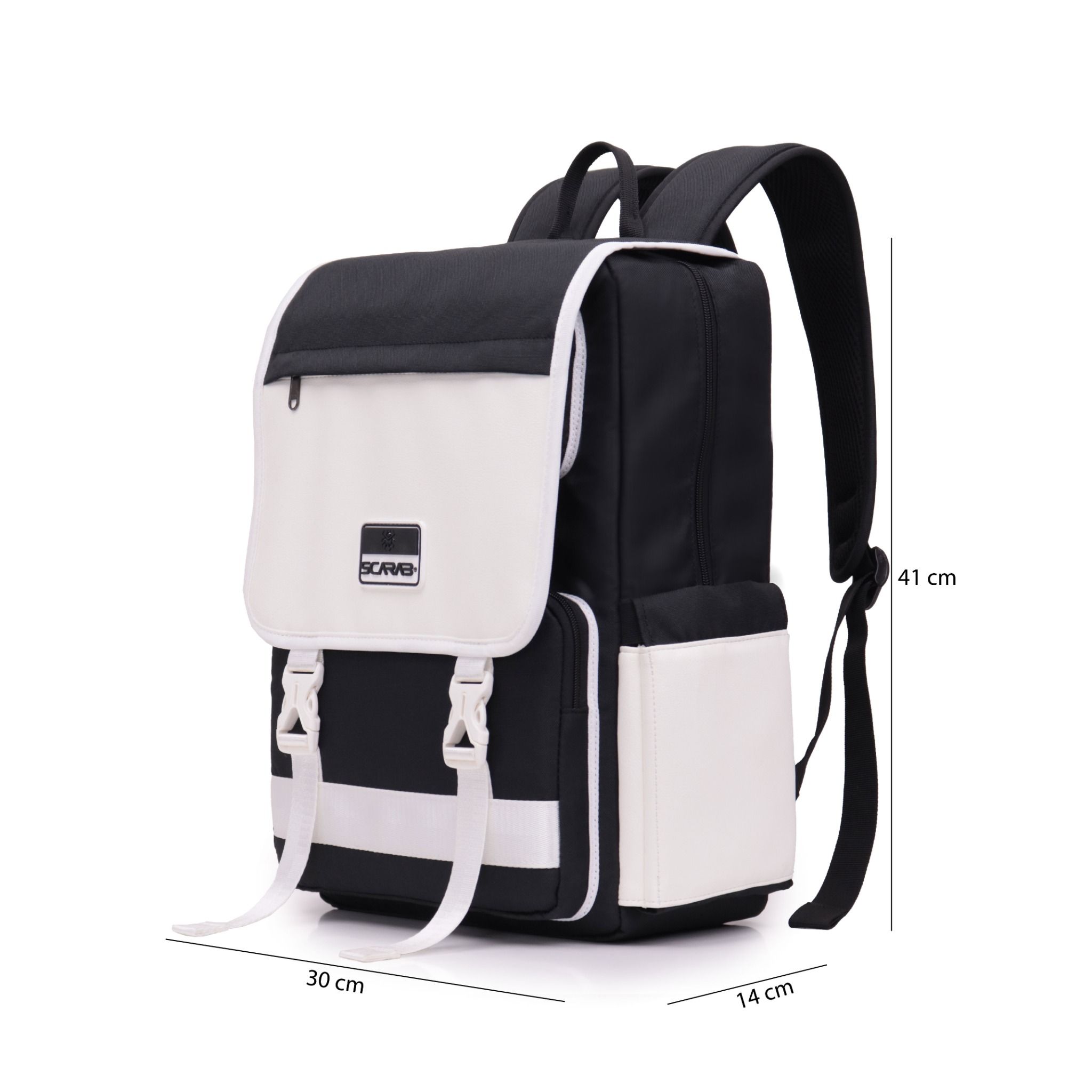  Tetris Backpack - White Leather 