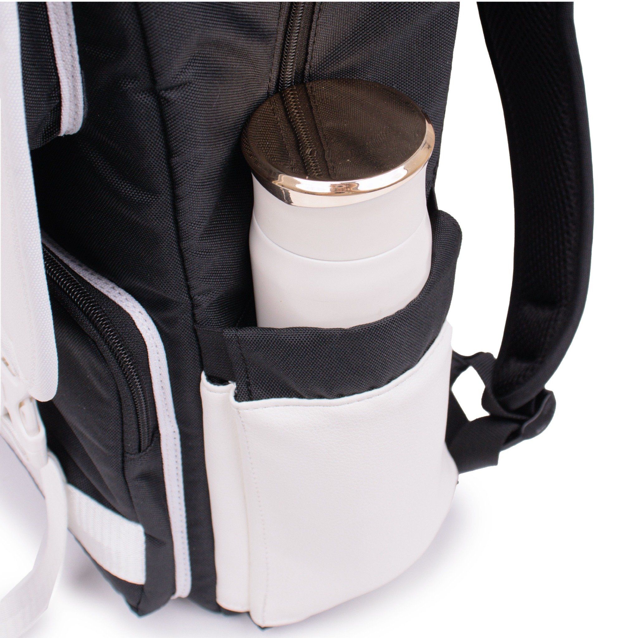  Tetris Backpack - White Leather 