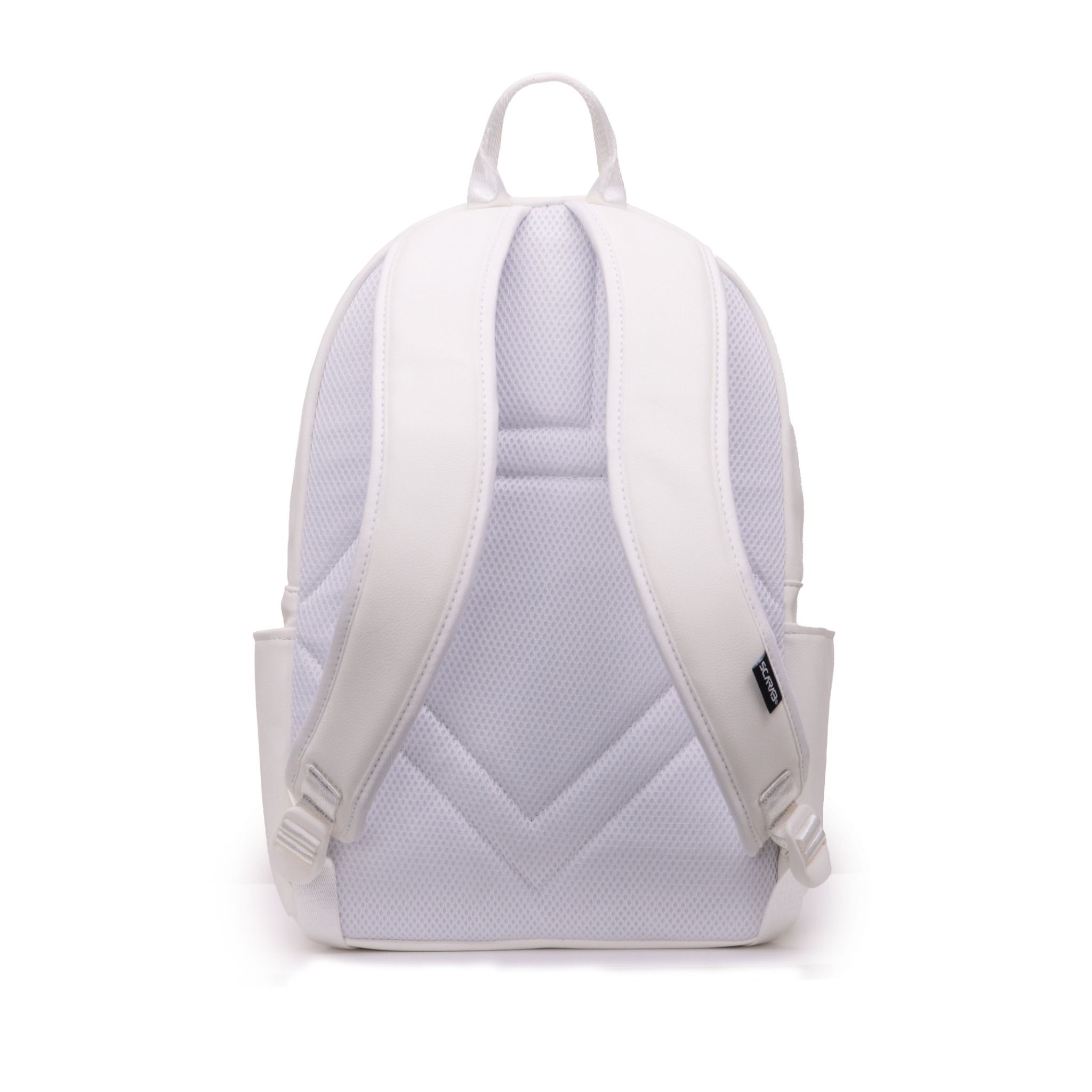  Multi Leather Backpack - White 