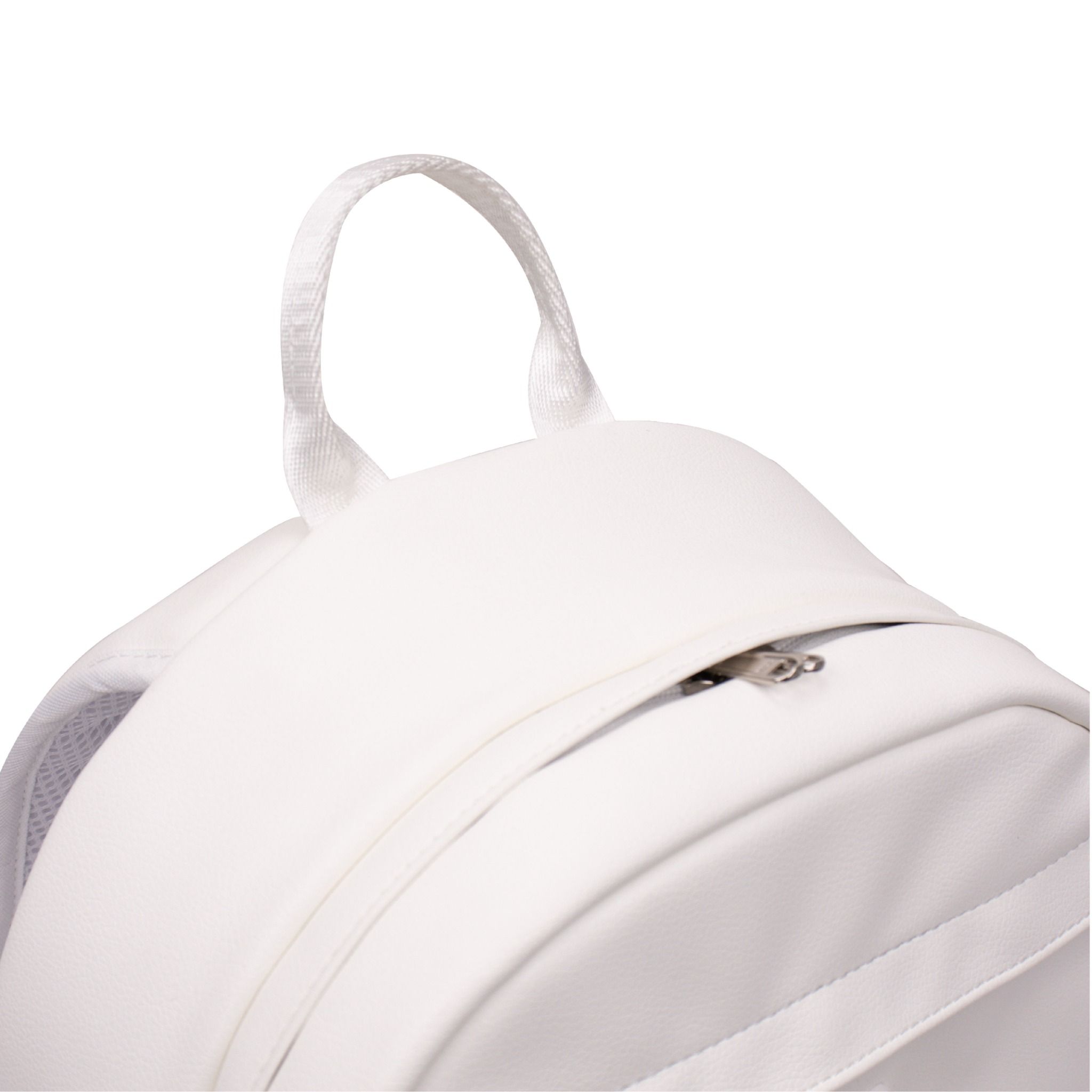  Multi Leather Backpack - White 