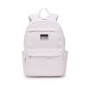  Multi Leather Backpack - White Dot 