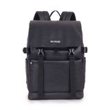  Urban Leather Backpack - Black Wrinkled 