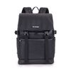 Urban Leather Backpack - Black Wrinkled