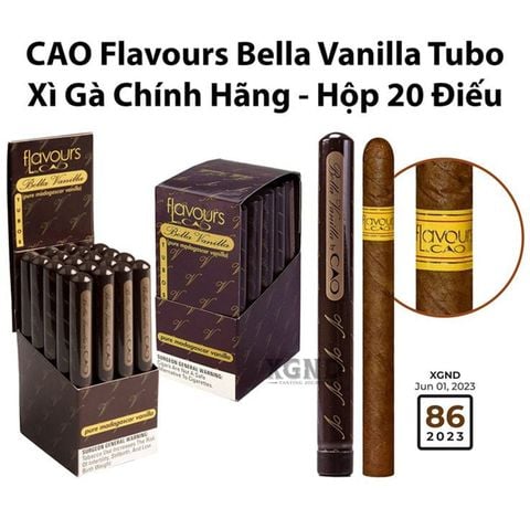 Cigar CAO Flavours Bella Vanilla Tubo - Xì Gà Chính Hãng