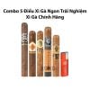 Combo 5 Điếu Cigar Ngon Trải Nghiệm Chính Hãng