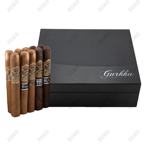 Hộp Bảo Quản Xì Gà Gurkha Humidor 2024 Tặng Kèm 10 Xì Gà Gurkha Cao Cấp
