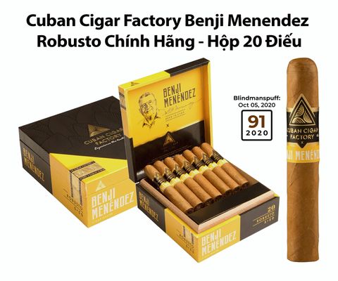 Cigar Cuban Cigar Factory Benji Menendez Robusto - Xì Gà Chính Hãng