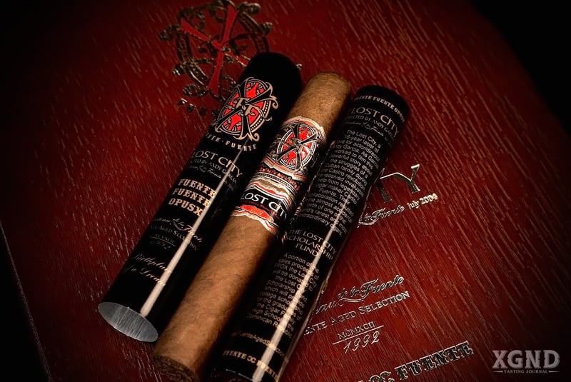 Cigar Fuente Fuente Opus X The Lost City LE Double Robusto Tubo