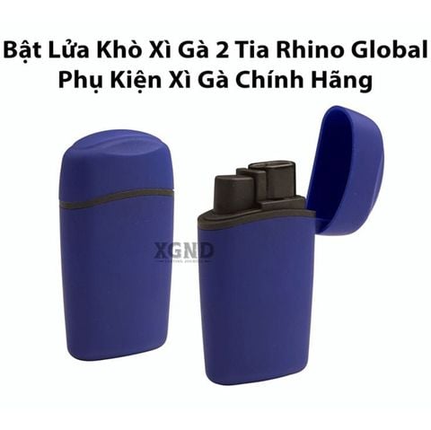 Bật Lửa Khò Xì Gà 2 Tia Rhino Global - Phụ Kiện Xì Gà Chính Hãng