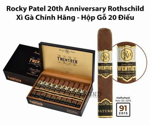 Cigar Rocky Patel Twentieth Anniversary Rothschild - Xì Gà Chính Hãng