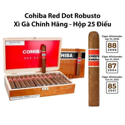 Cigar Cohiba Red Dot Robusto - Xì Gà Chính Hãng