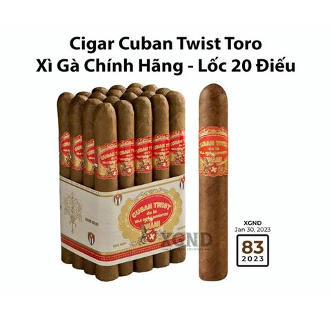 Cigar Cuban Twist Toro - Xì Gà Chính Hãng