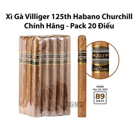 Cigar Villiger 125th Habano Churchill - Xì Gà Chính Hãng