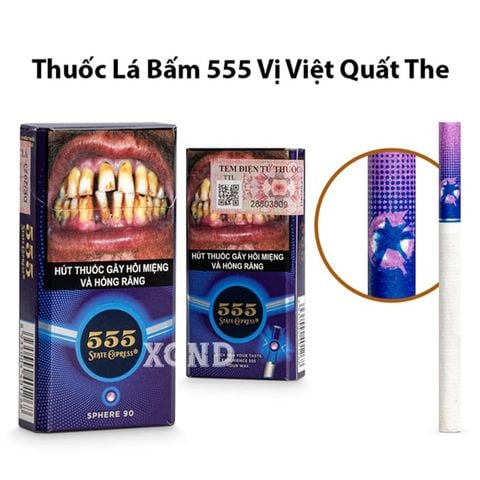Thuốc Lá 555 State Express Sphere 90 - Thuốc Lá Bấm Việt Quất