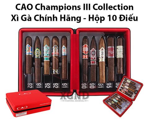 Cigar CAO Champions III Collection - Xì Gà Chính Hãng - Hộp 10 Điếu