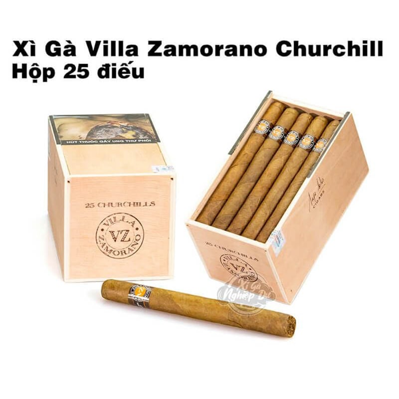 Cigar Villa Zamorano Churchill - Xì Gà Honduras Chính Hãng