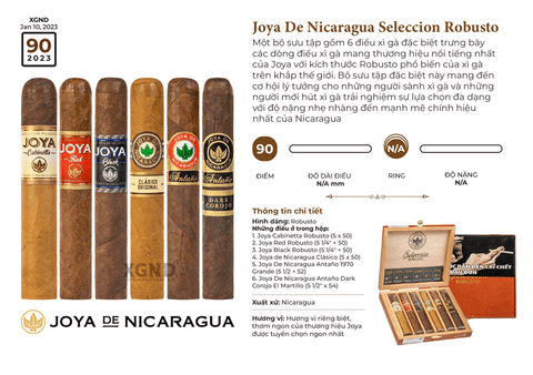 Cigar Joya De Nicaragua Seleccion Robusto - Xì Gà Chính Hãng