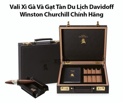 Vali Xì Gà Và Gạt Tàn Du Lịch Davidoff Winston Churchill Chính Hãng