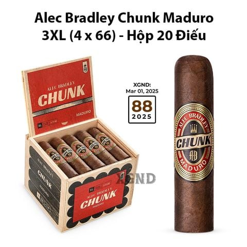 Cigar Alec Bradley Chunk Maduro 3XL - Xì Gà Chính Hãng
