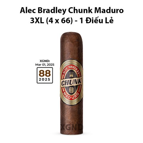 Cigar Alec Bradley Chunk Maduro 3XL - Xì Gà Chính Hãng