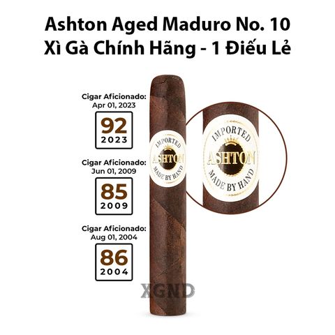 Cigar Ashton Aged Maduro No 10 - Xì Gà Chính Hãng