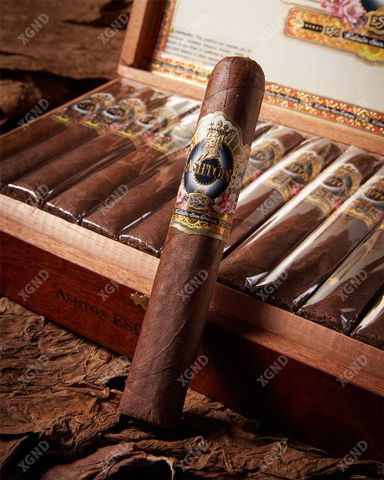 Cigar Ashton Estate Sun Grown ESG 21 Year Salute - Xì Gà Chính Hãng