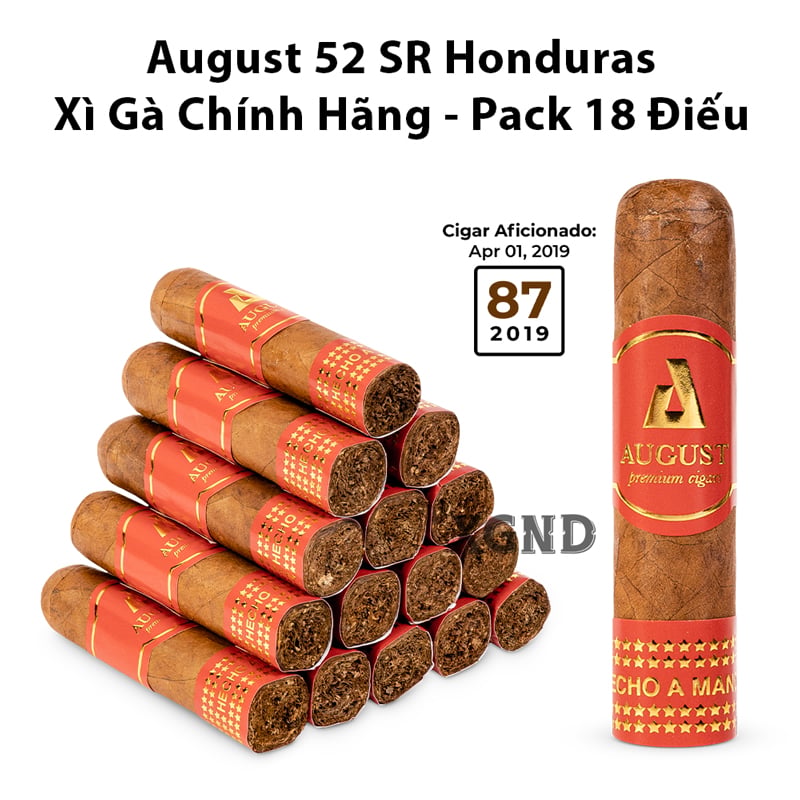 Cigar August 52 SR - Xì Gà Honduras Chính Hãng