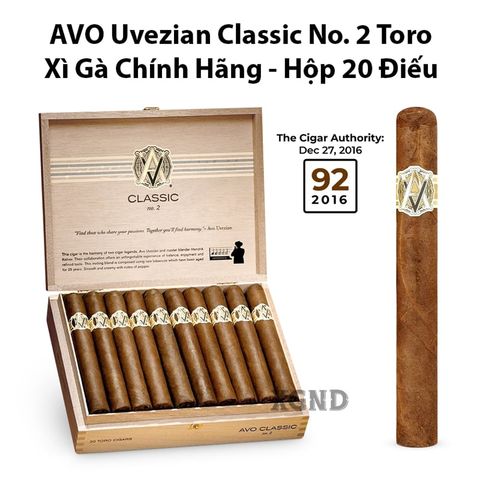 Cigar AVO Classic No 2 - Xì Gà Chính Hãng