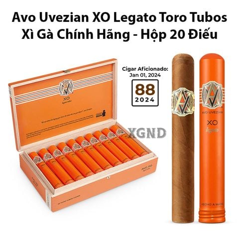 Cigar Avo Uvezian XO Legato Toro Tubos - Xì Gà Chính Hãng
