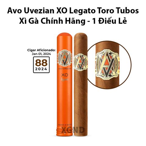 Cigar Avo Uvezian XO Legato Toro Tubos - Xì Gà Chính Hãng