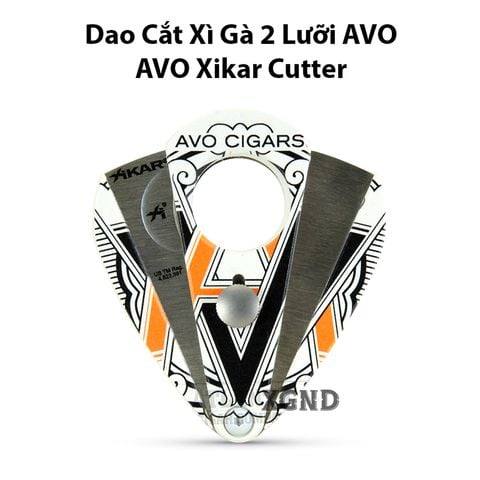 Dao Cắt Xì Gà 2 Lưỡi AVO Xikar Cutter - Dụng Cụ Cắt Cigar Chính Hãng