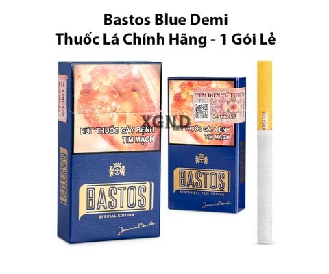 Thuốc lá Bastos Blue Demi - Thuốc Lá Bastos Xanh Demi Chính Hãng