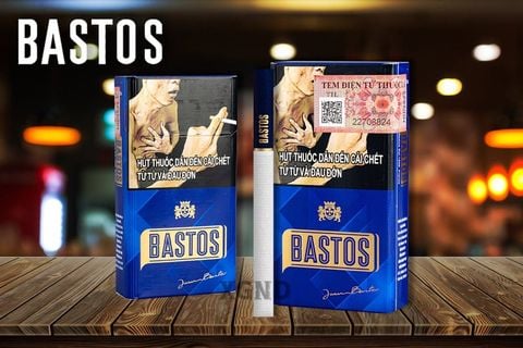 Thuốc lá Bastos Blue Super Queensize Chính Hãng