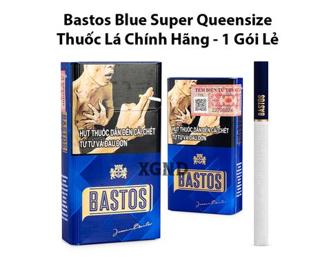 Thuốc lá Bastos Blue Super Queensize Chính Hãng