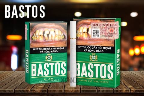 Thuốc lá Bastos The Xanh lá Green - Bastos Xanh Deluxe Chính Hãng