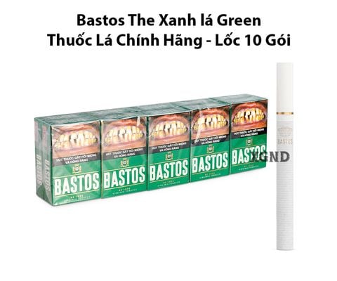 Thuốc lá Bastos The Xanh lá Green - Bastos Xanh Deluxe Chính Hãng