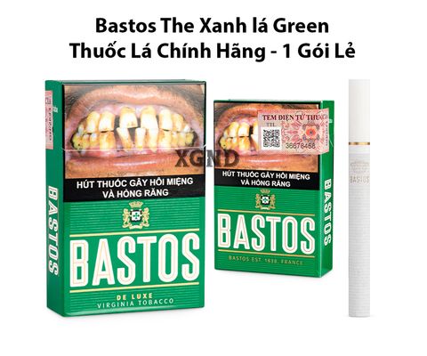 Thuốc lá Bastos The Xanh lá Green - Bastos Xanh Deluxe Chính Hãng