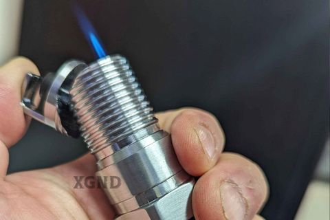 Bật Lửa Khò 1 Tia Có Đục CAO Flathead Spark Plug - Phụ Kiện Xì Gà