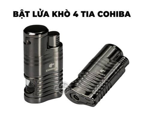 Bật Lửa Khò Xì Gà 4 Tia Cohiba