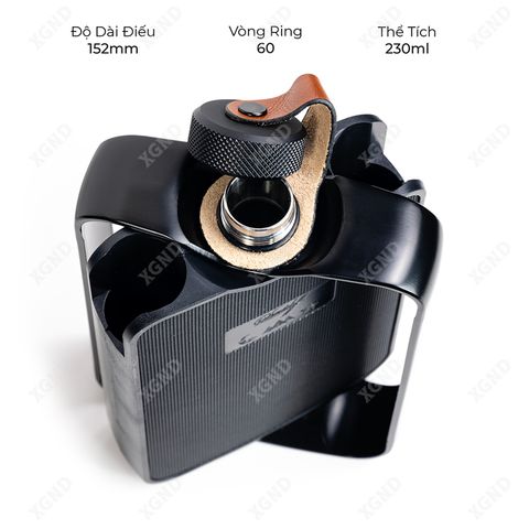 Bình Rượu Đựng 2 Điếu Xì Gà Davidoff Discovery Cigar Flask Chính Hãng