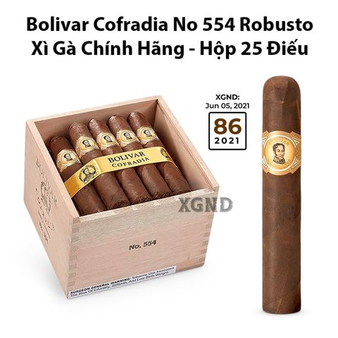 Cigar Bolivar Cofradia No 554 Robusto - Xì Gà Chính Hãng