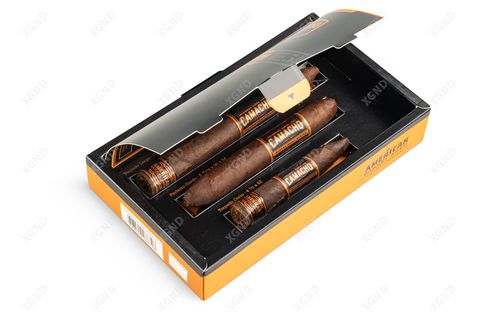 Cigar Camacho American Barrel Aged Figurado Assortment - Hộp 3 Điếu Xì Gà Chính Hãng