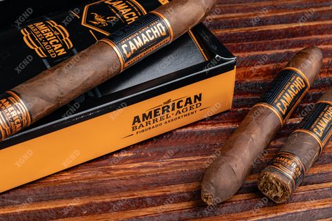 Cigar Camacho American Barrel Aged Figurado Assortment - Hộp 3 Điếu Xì Gà Chính Hãng