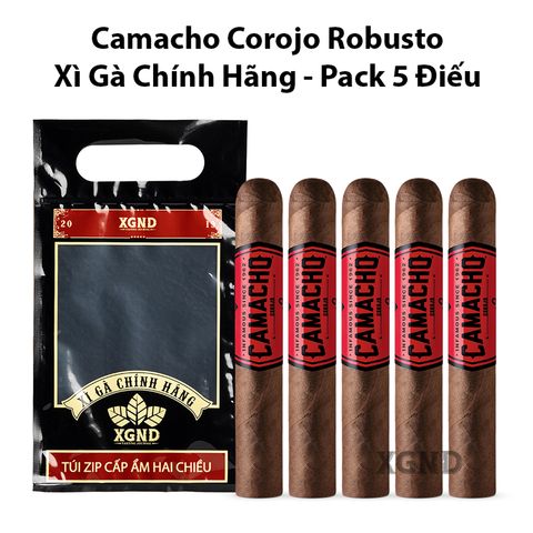 Cigar Camacho Corojo Robusto - Xì Gà Honduras Chính Hãng