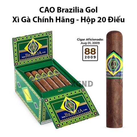 Cigar CAO Brazilia Gol Robusto - Xì Gà Chính Hãng