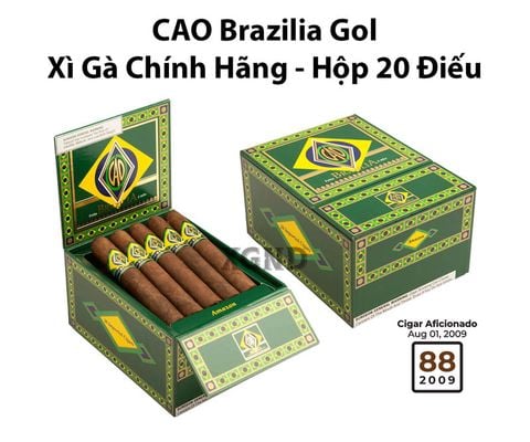 Cigar CAO Brazilia Gol Robusto - Xì Gà Chính Hãng