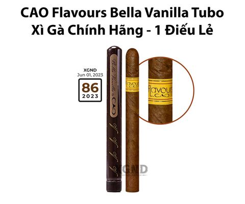 Cigar CAO Flavours Bella Vanilla Tubo - Xì Gà Chính Hãng
