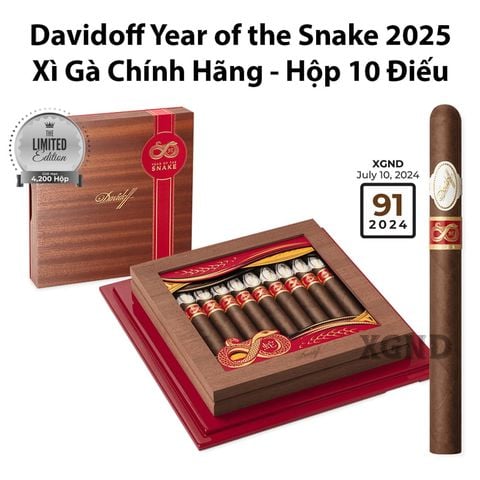 Cigar Davidoff Year of the Snake 2025 - Xì Gà Chính Hãng