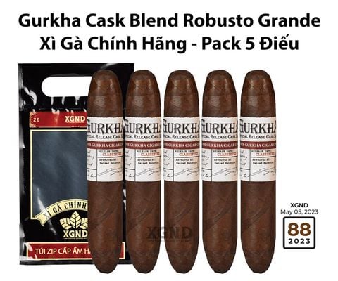 Cigar Gurkha Cask Blend Robusto Grande - Xì Gà Chính Hãng