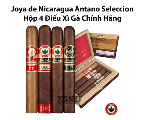 Cigar Joya de Nicaragua Antano Seleccion - Hộp 4 Điếu Xì Gà Chính Hãng